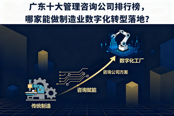 廣東十大管理咨詢公司排行榜，哪家能做制造業(yè)數(shù)字化轉(zhuǎn)型落地？