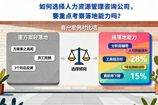 如何選擇人力資源管理咨詢公司，要重點(diǎn)考察落地能力嗎？
