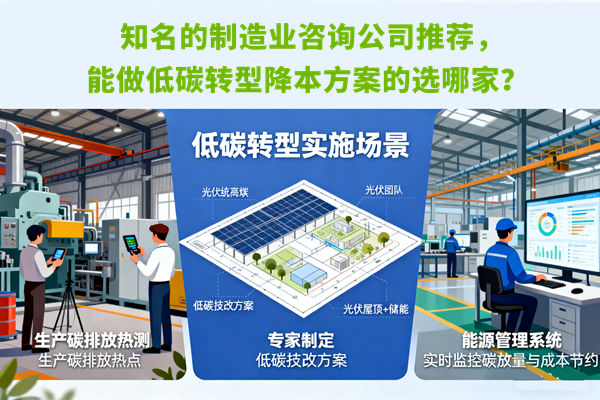 知名的制造業(yè)咨詢公司推薦，能做低碳轉(zhuǎn)型降本方案的選哪家？