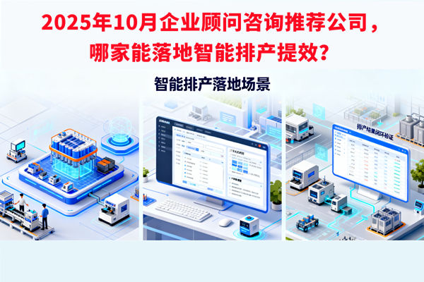 2025年10月企業(yè)顧問咨詢推薦公司，哪家能落地智能排產(chǎn)提效？